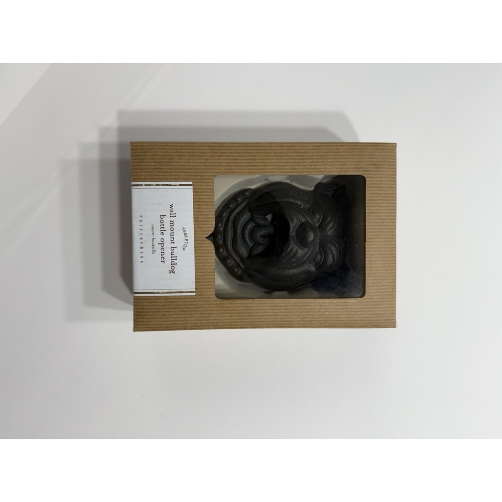 1 BullDog Cast Iron Bottle Opener Mountable Vintage Look Man Cave English Dog - Picture 4 of 4